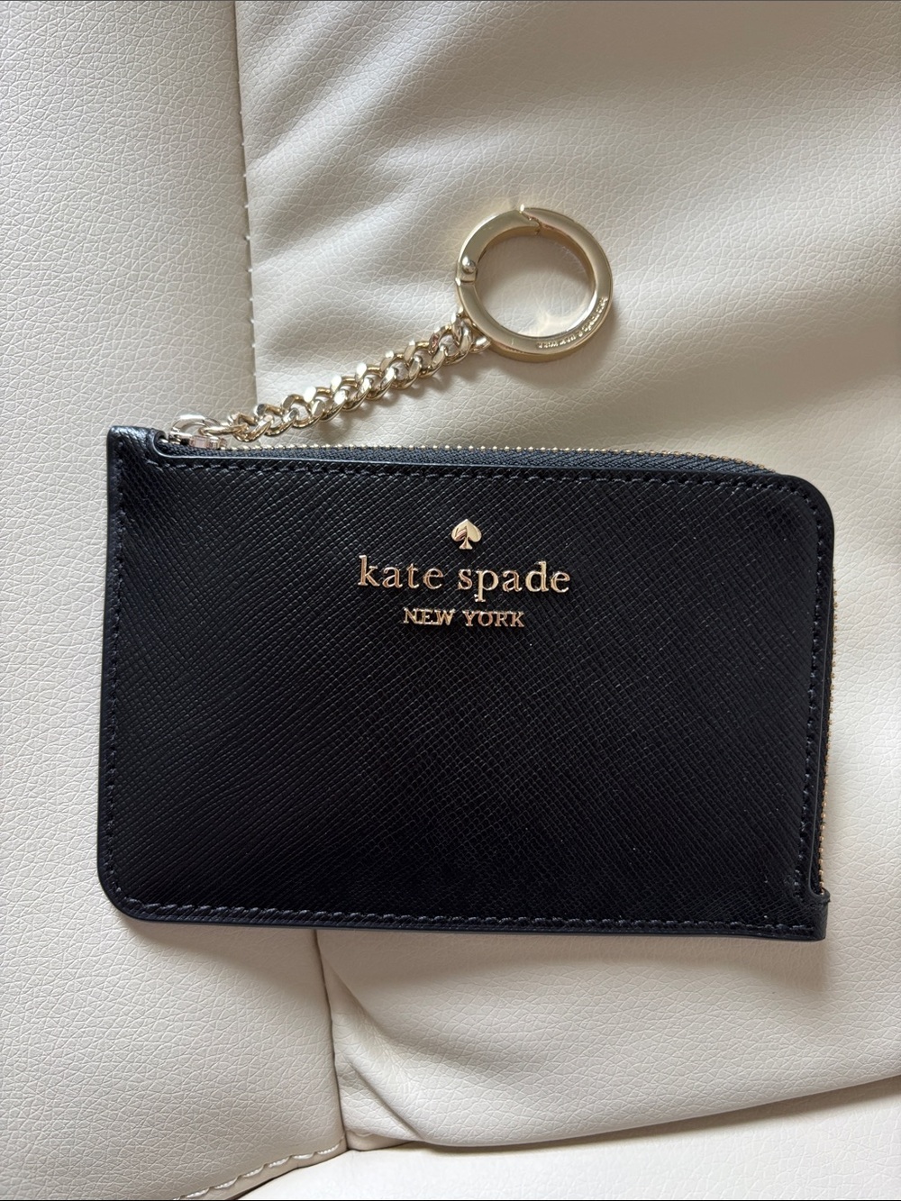 Kate Spade Madison Zip Card Case with Keyring 💳🔑